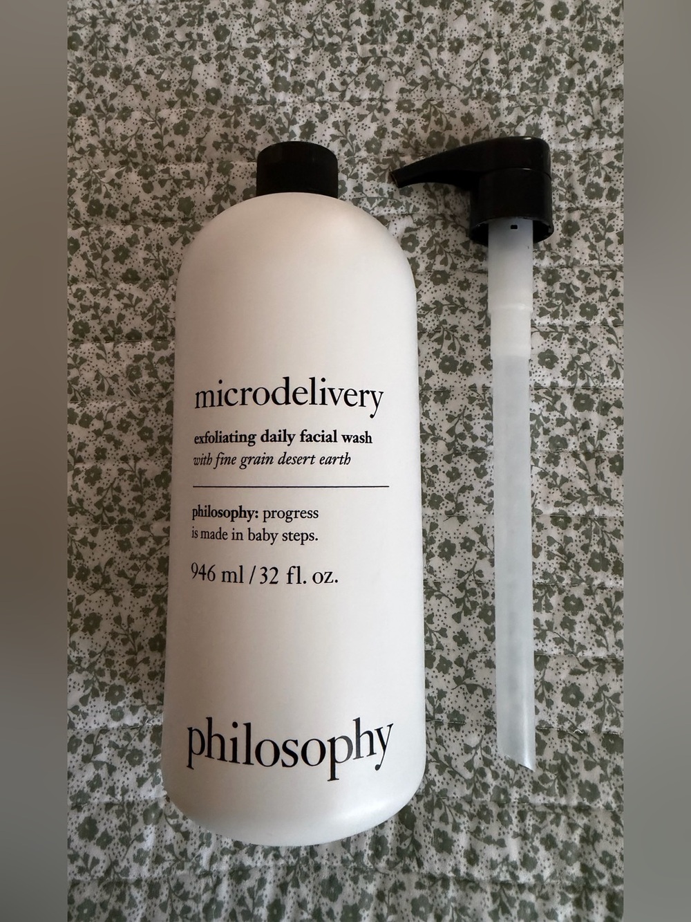 Philosophy Microdelivery Exfoliating Daily Facial Wash - 32 Fl Oz - New w/ Pump